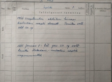 1944-45. feljegyzés az iskolai dokumentumokról