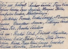 1949-ben végzettek Csorba Dezső osztálya névsor