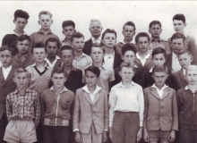 1962-ben végzett fiúk 6.a-sként Dr. Somogyi Gyulával