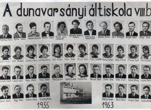 1963 8.b Pásztor Sára osztálya