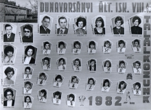 1977 8.a Illés Ilona osztálya